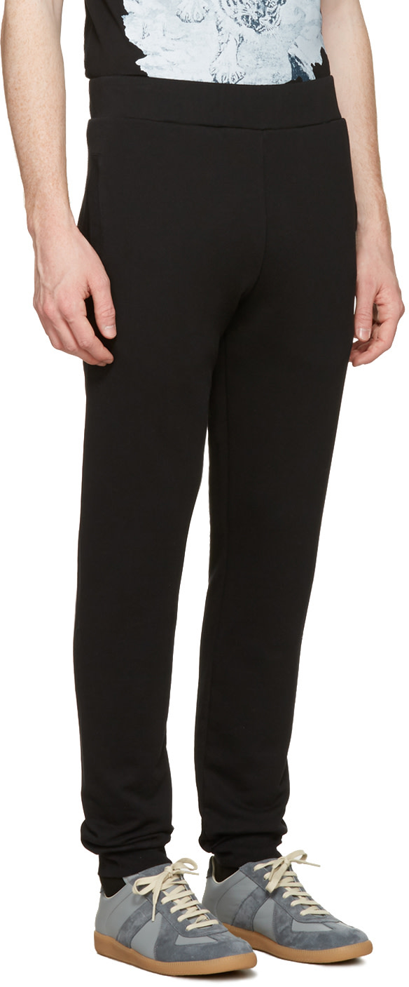 MAISON MARGIELA Black Slim Lounge Pants
