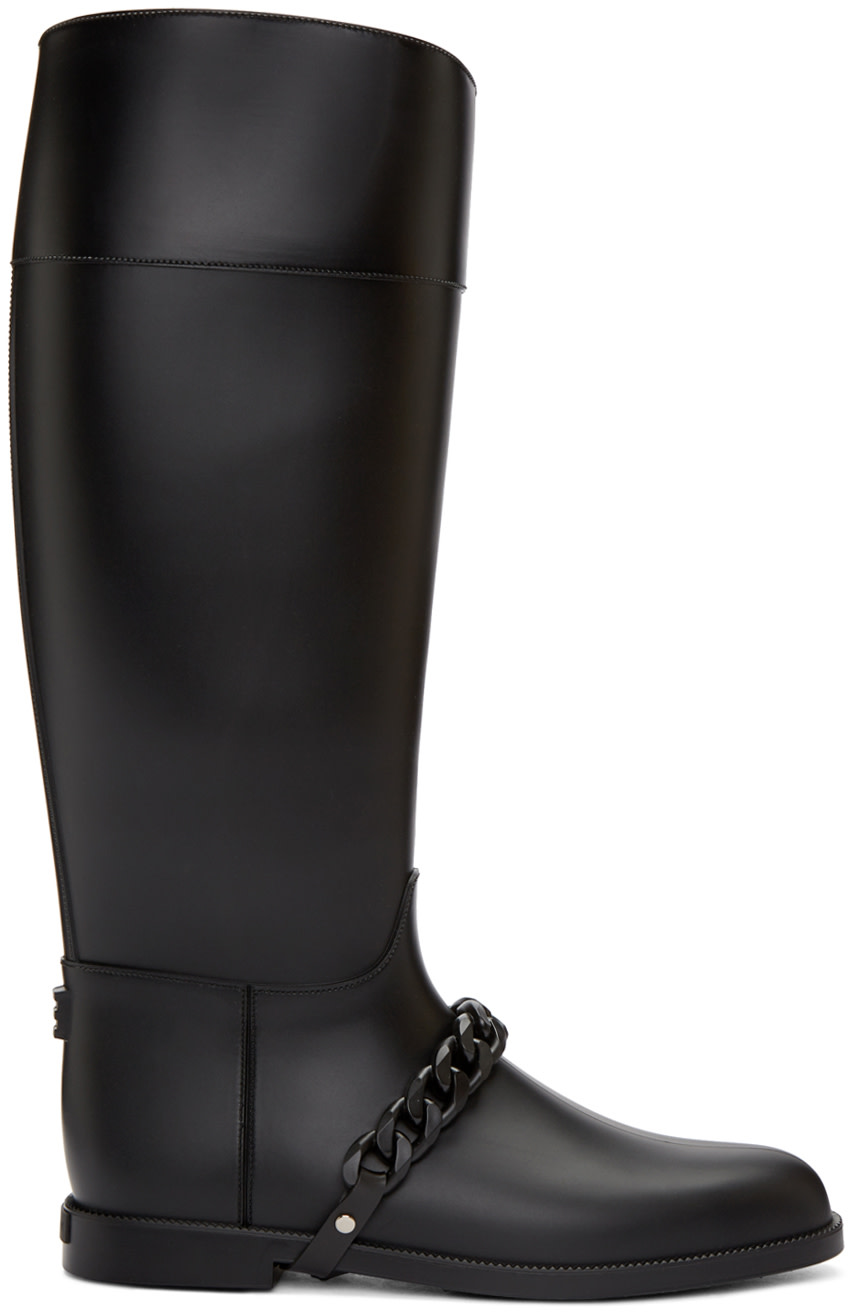 givenchy over the knee rain boots