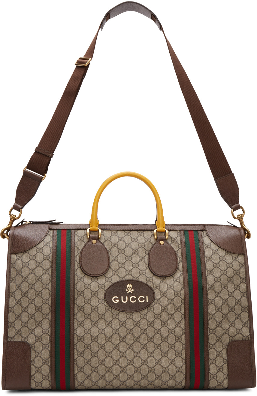 gucci web gg supreme duffle