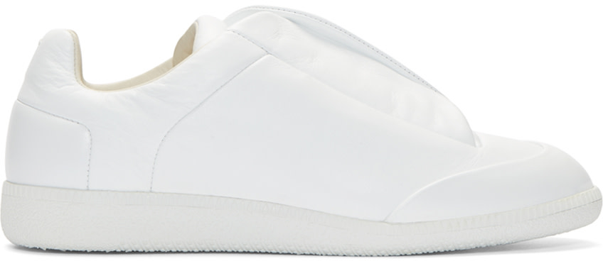 Maison Margiela: White Future Low-Top Sneakers | SSENSE