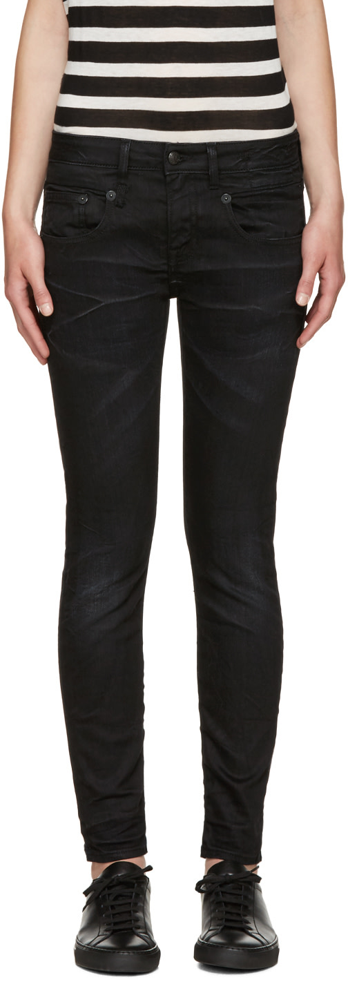 R13: Black Boy Skinny Jeans | SSENSE