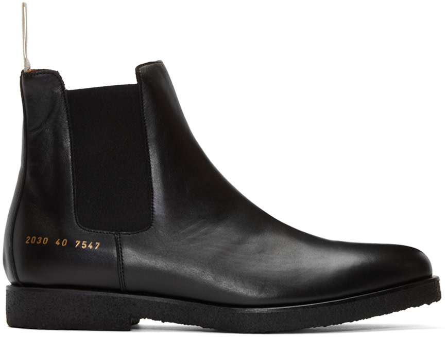common projects leather chelsea boot