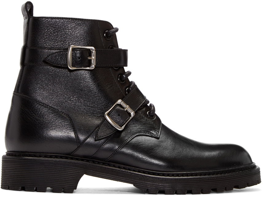 yves saint laurent combat boots