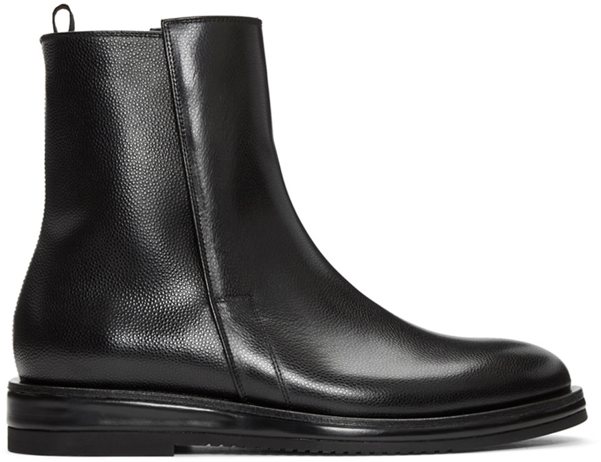 Calvin Klein Collection: Black Craig Boots | SSENSE