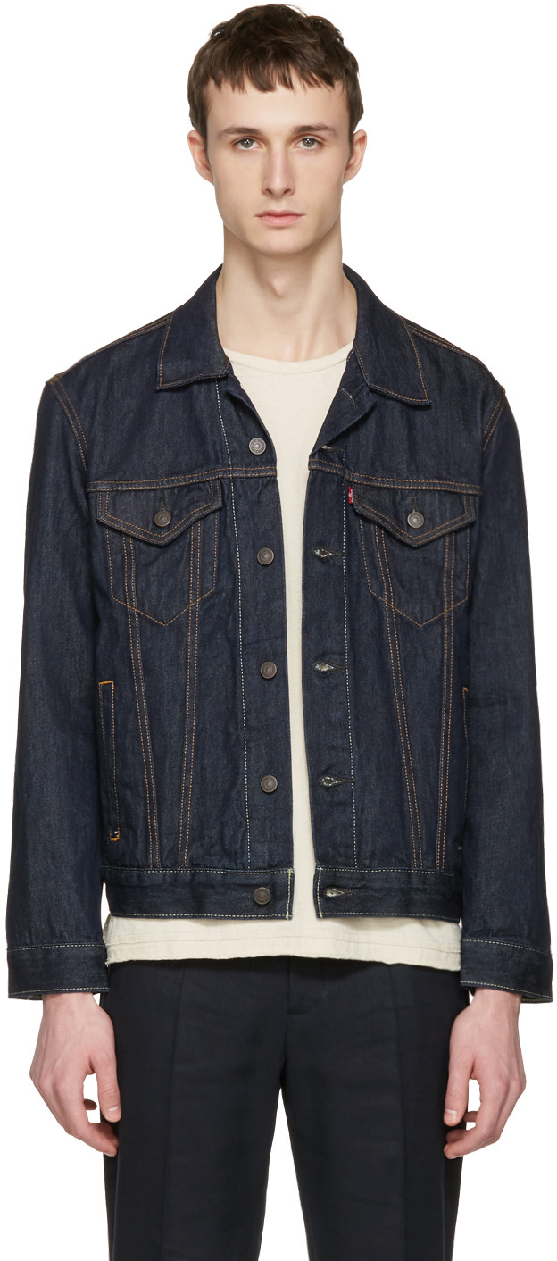 Levi's: Blue Denim Trucker Jacket | SSENSE