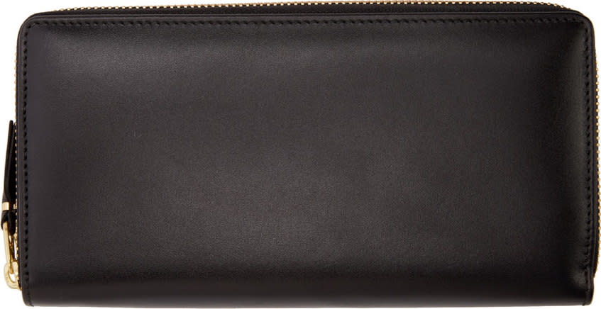 Comme des Garçons Wallets: Black Large Classic Wallet | SSENSE