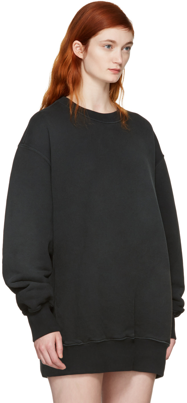 yeezy black calabasas boxy crewneck sweatshirt modesens yeezy black calabasas boxy crewneck sweatshirt modesens