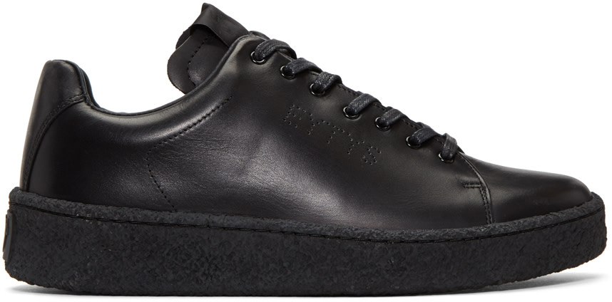 Eytys Ace Low-Top Leather Trainers In Black | ModeSens