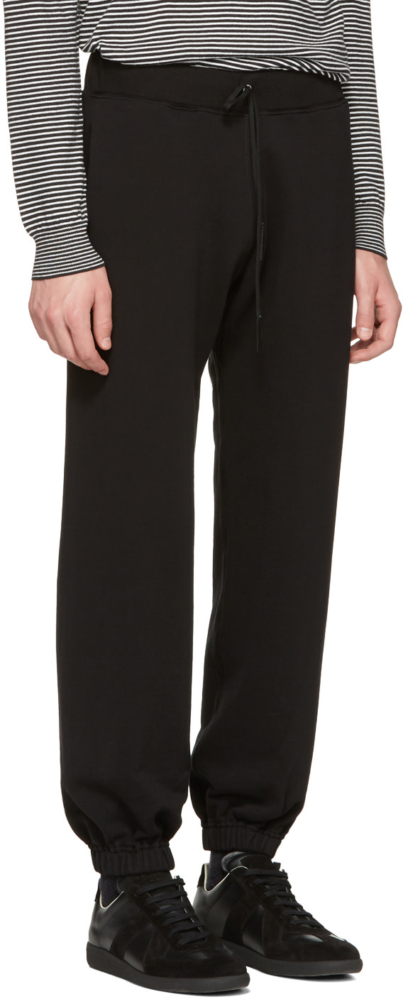 MAISON MARGIELA Black Oversized Lounge Pants