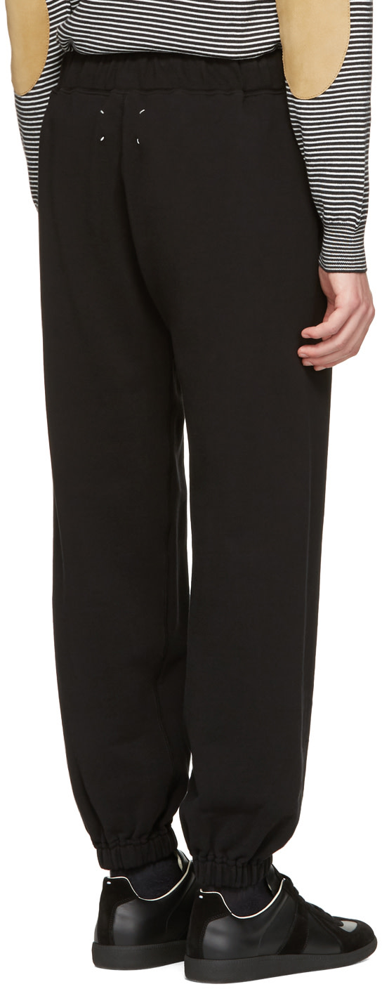 MAISON MARGIELA Black Oversized Lounge Pants