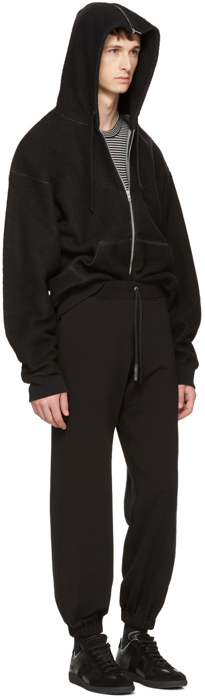 MAISON MARGIELA Black Oversized Lounge Pants