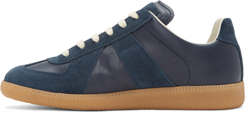 MAISON MARGIELA MAISON MARGIELA NAVY REPLICA SNEAKERS