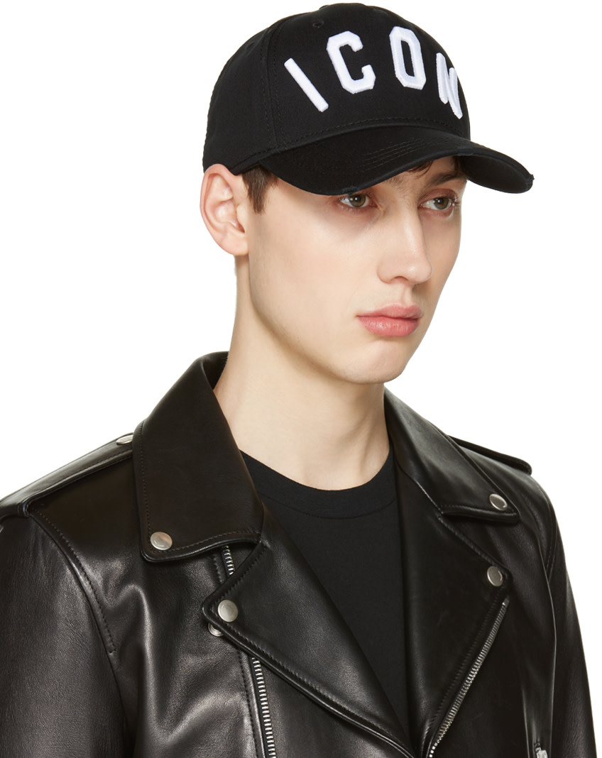 Dsquared2 Black Icon Cap Ssense Dsquared2 Black Icon Cap