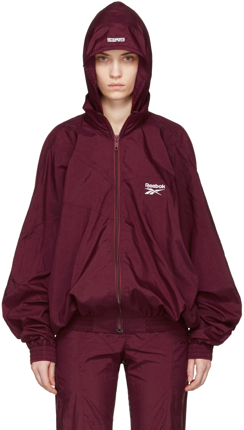 reebok classic jacket purple