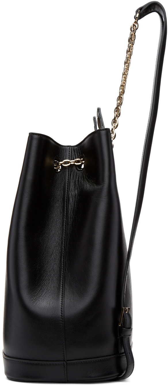 CHARLOTTE OLYMPIA 'Feline' Cat Face Chain Calfskin Leather Backpack in