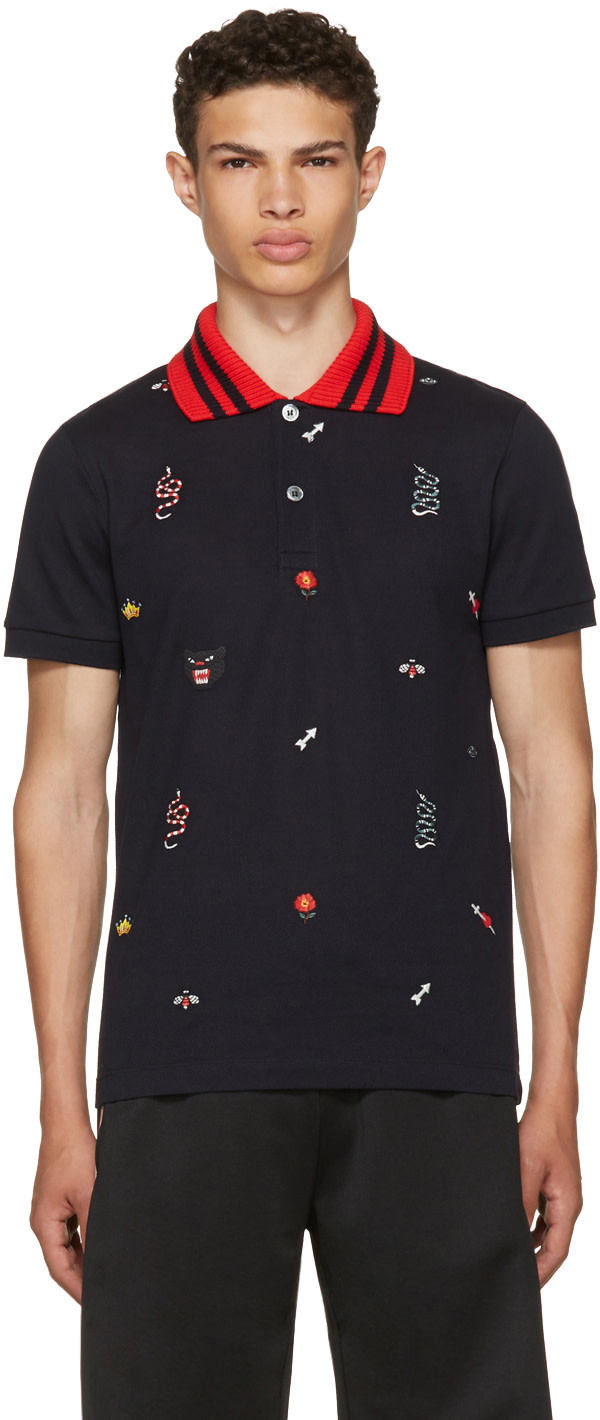 gucci panther polo