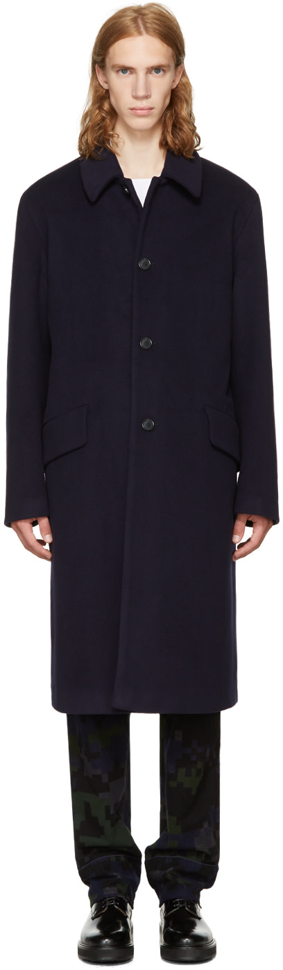 Acne Studios Navy Magma Coat