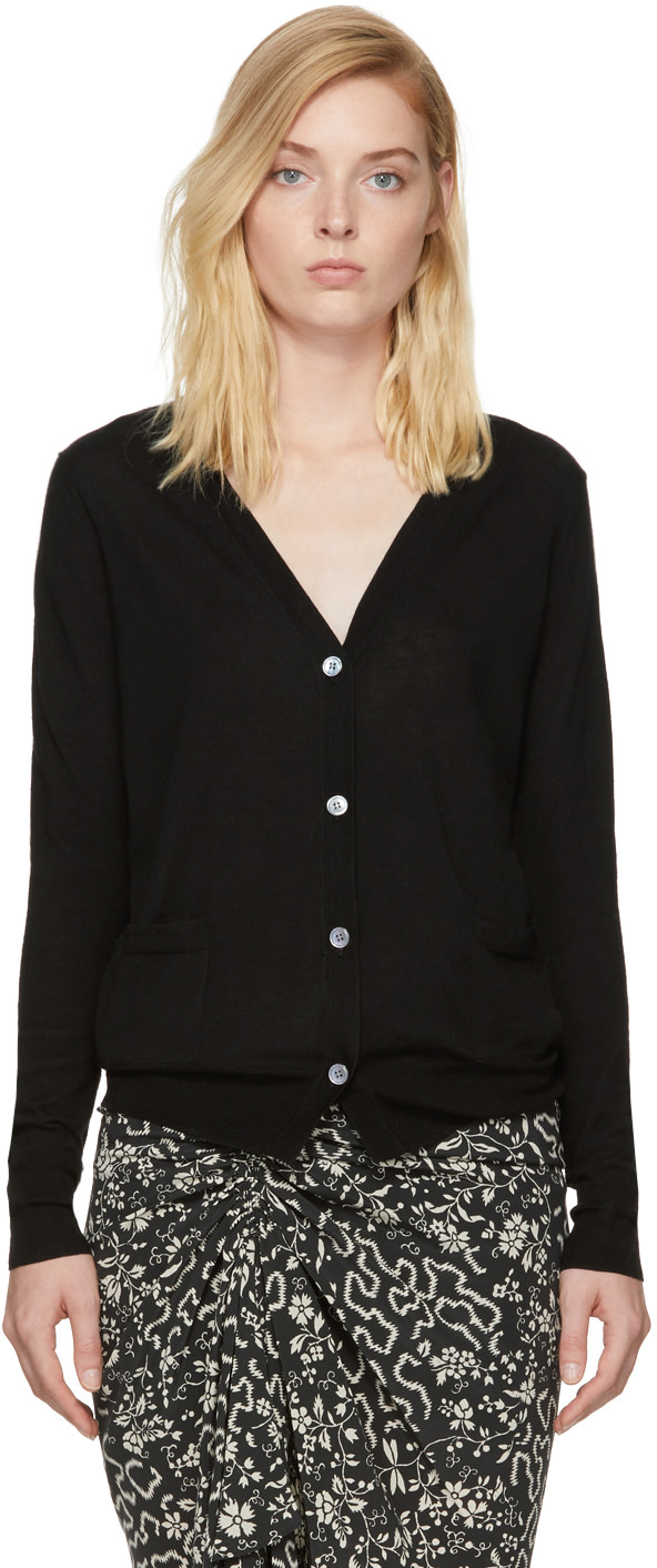 ISABEL MARANT Black Achille Cardigan | ModeSens