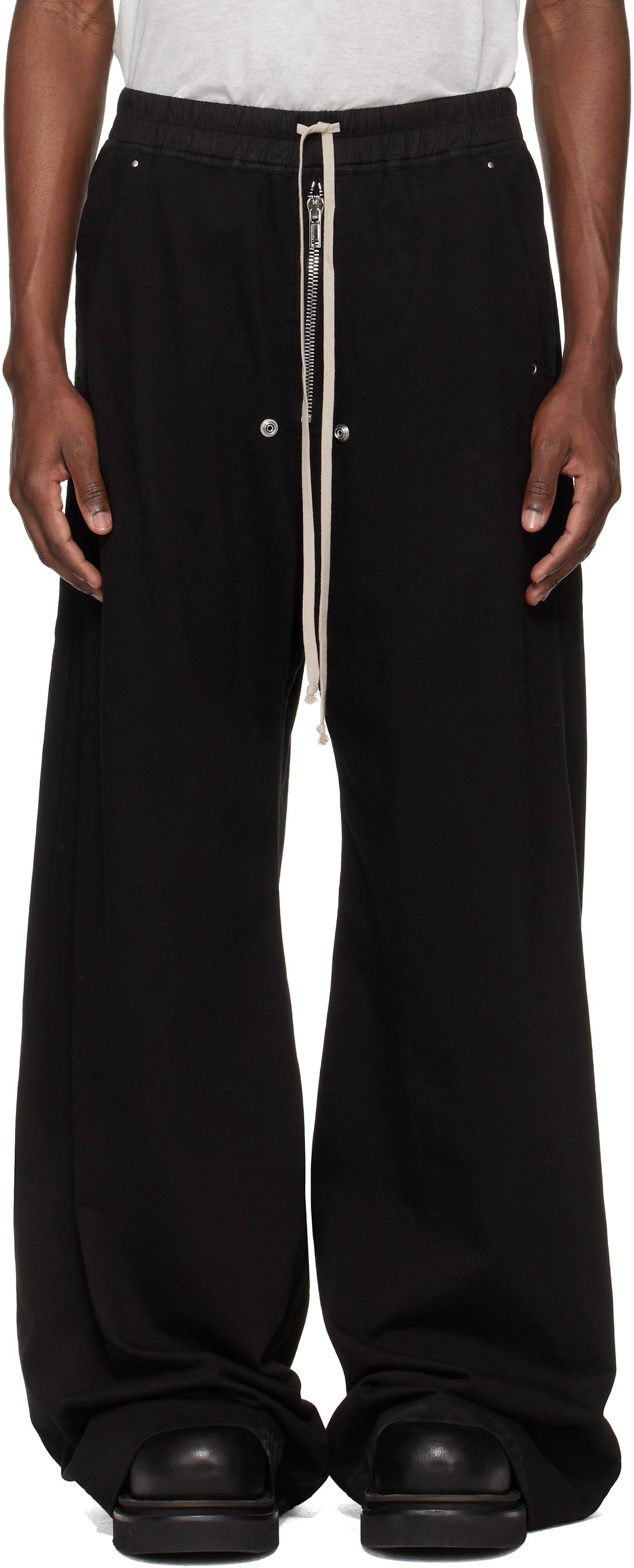 Спортивные брюки Rick Owens DRKSHDW Black Temple Geth Belas черного цвета