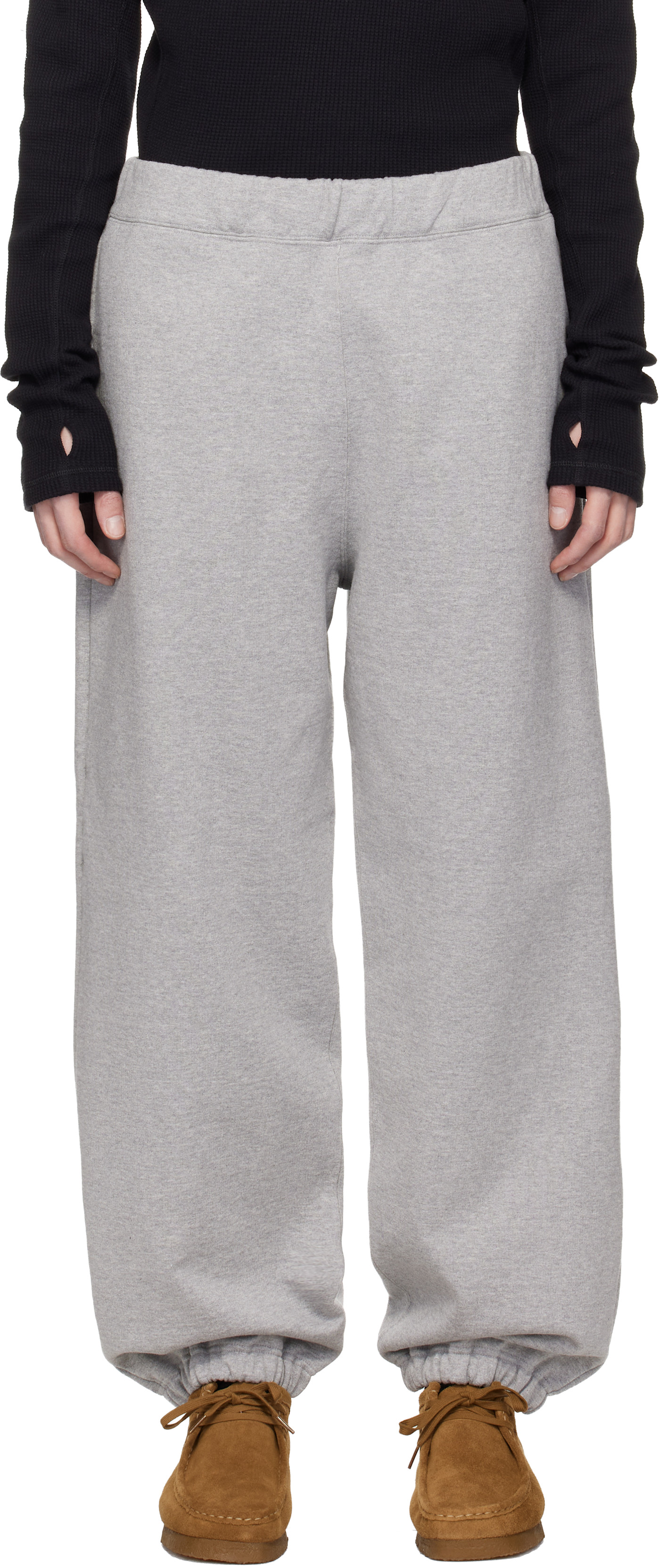 классические спортивные брюки vowels Grey цвета вереска серого цвета