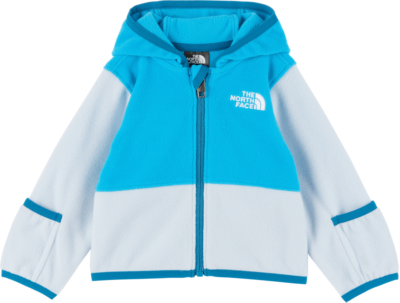 Толстовка The North Face Kids Baby Blue Glacier с капюшоном на молнии meridian blue/polar haze