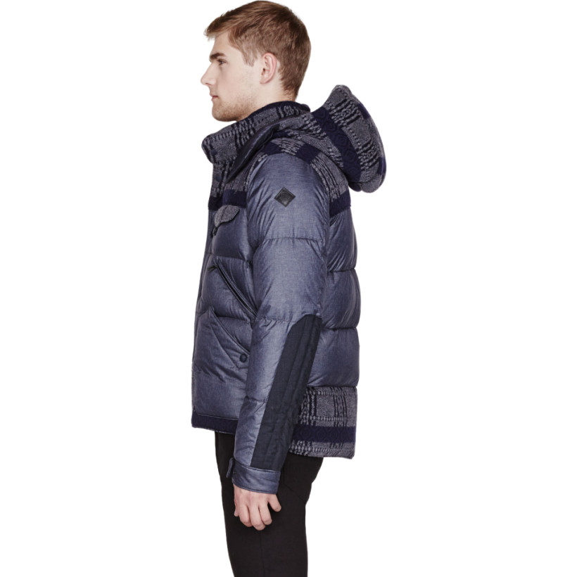 Moncler Grey Patterned White Mountaineering Edition Reaper Jacket