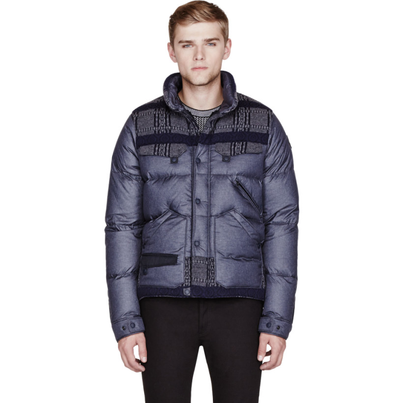 Moncler Grey Patterned White Mountaineering Edition Reaper Jacket