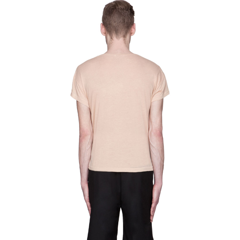 Ann Demeulemeester Peach Shiva Pocket Top