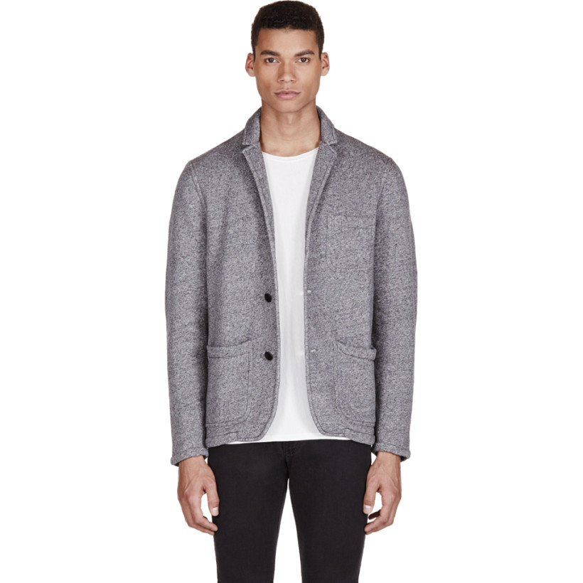 Rag & Bone Grey Workwear Blazer