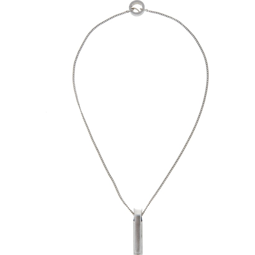 Maison Martin Margiela Silver tie clip necklace