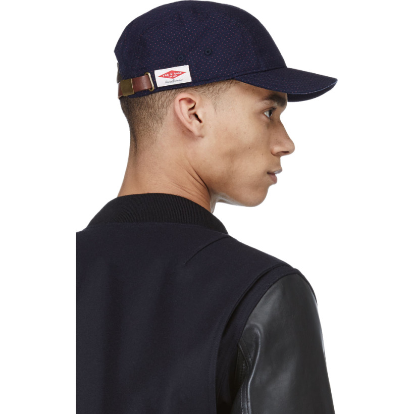 Rag & Bone Navy Five Panel Baseball Cap