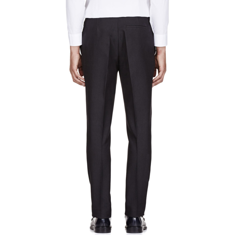 McQ Alexander Mcqueen Black Classic Slim Trousers