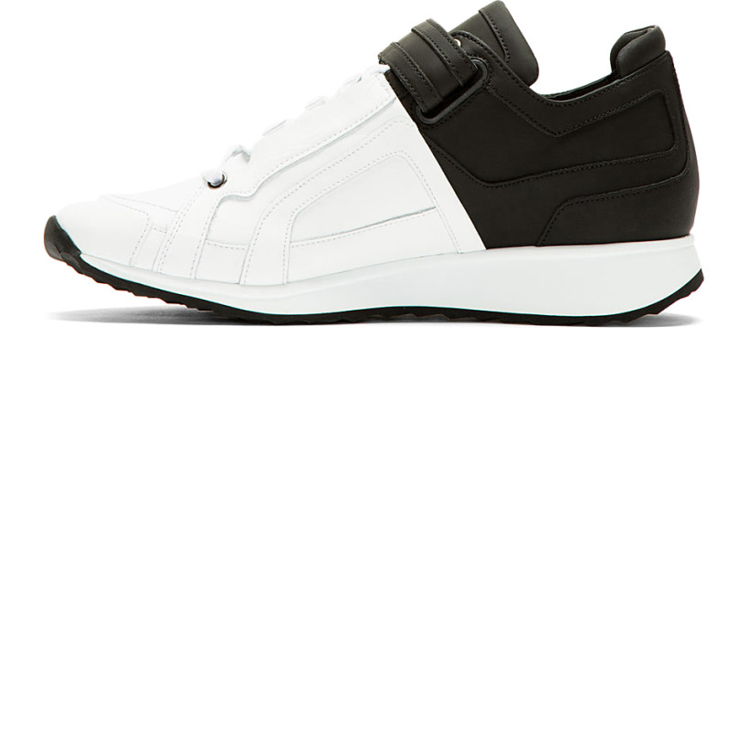 Pierre Hardy White & Black Low Top Runners