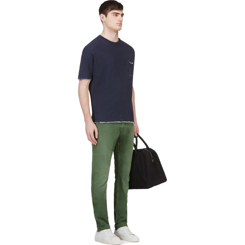 Closed Green Clifton Skin Chinos