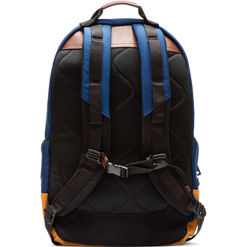 Rag & Bone Navy & Tan Suede Trimmed Sporty Backpack