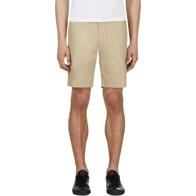 Acne Studios Beige Slub Shorts