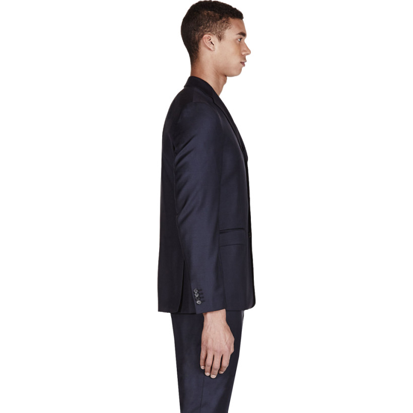 Acne Studios Deep Navy Wool Drifter Blazer