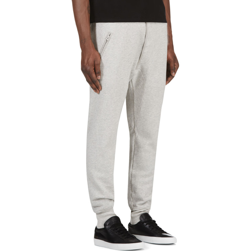 Acne Studios Grey Terry Sarouel John Lounge Pants