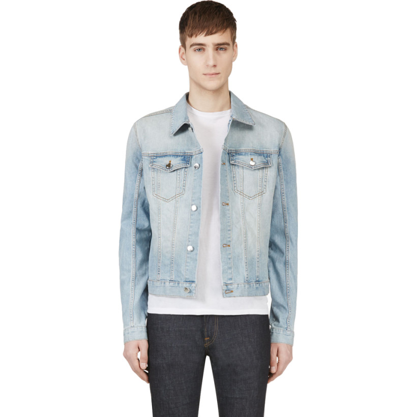 BLK DNM Light Blue Faded Denim Jacket