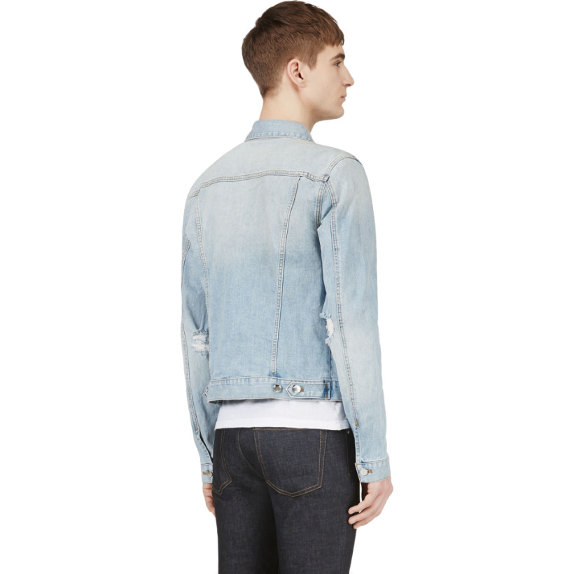 BLK DNM Light Blue Faded Denim Jacket