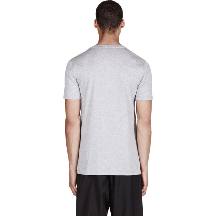 Lanvin Heather Grey Spray Paint L T Shirt