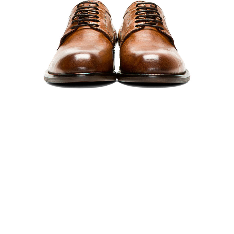 by Hudson Tan Burnished Leather Beacon Shoes