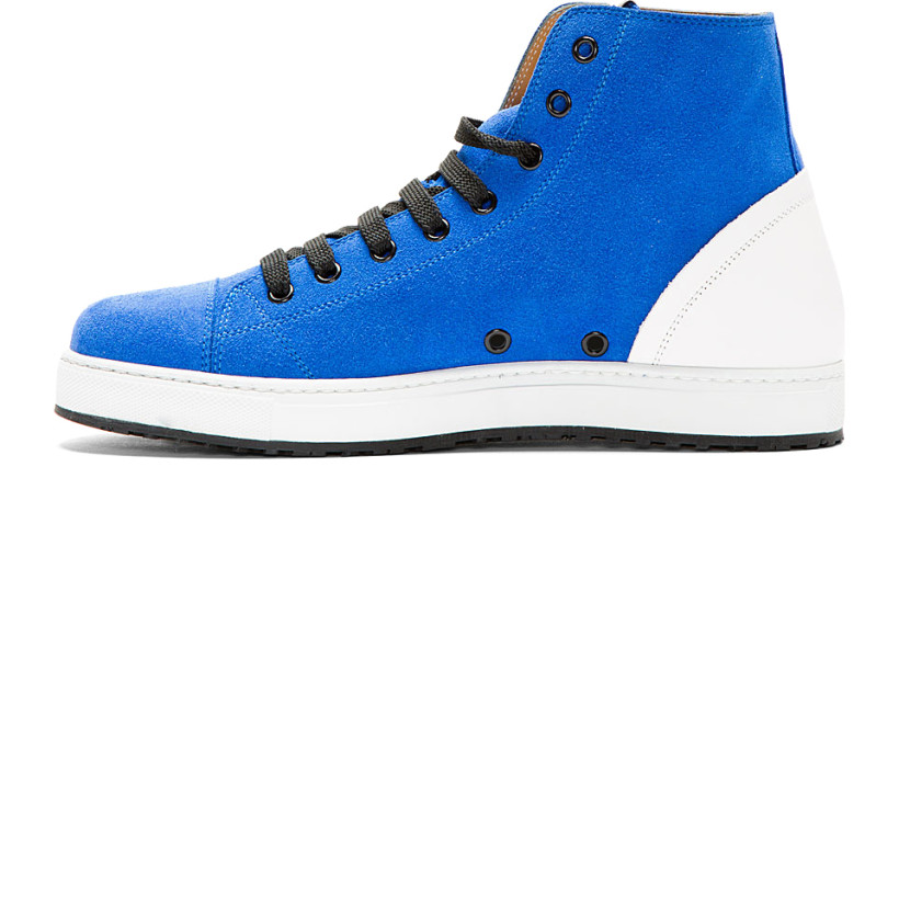 Marc Jacobs Blue Suede High Top Sneakers