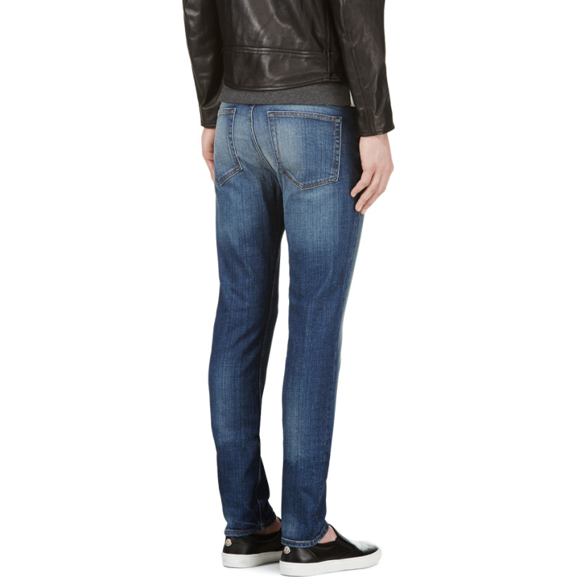 Acne Studios Blue Skinny Ace Jeans