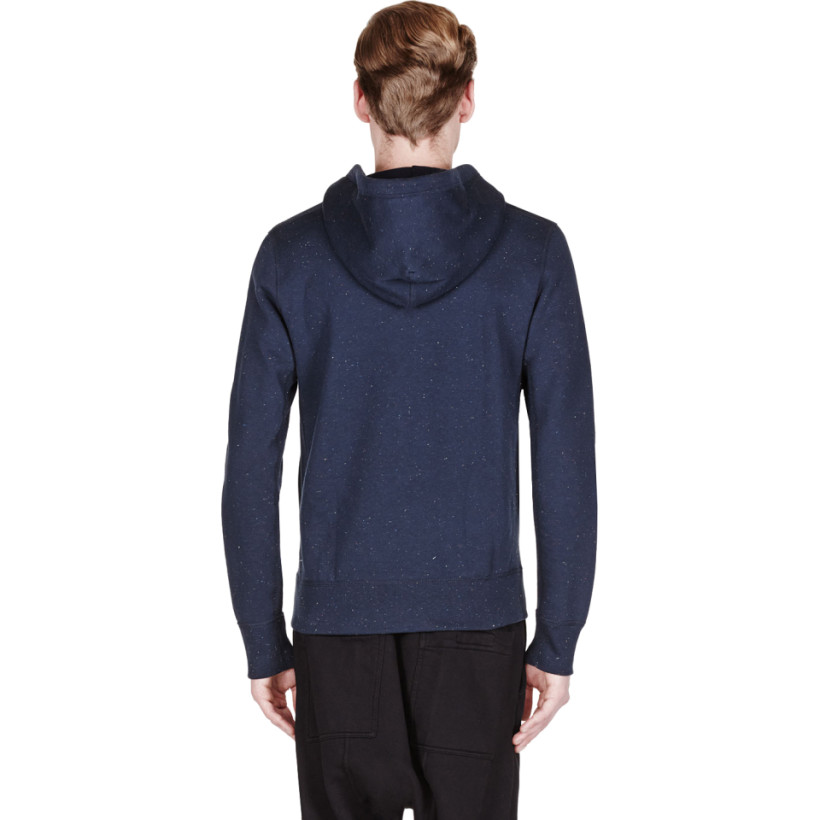 Rag & Bone Navy Confetti Hoodie