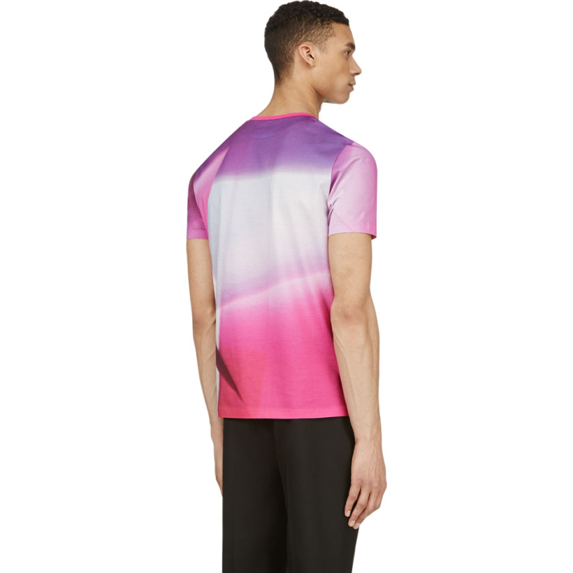 Paul Smith Fuchsia Degrade T Shirt