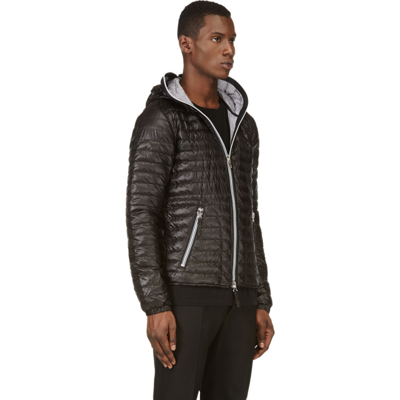 Duvetica Black Hooded Acelo Jacket