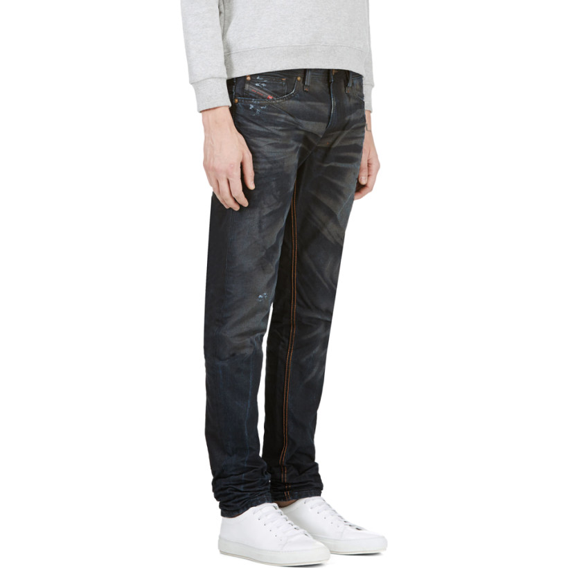 Diesel Blue Distressed Shioner Jeans