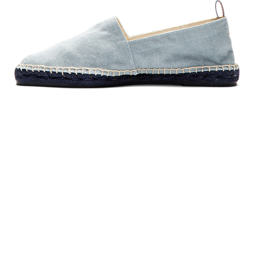 Castañer Light Blue Canvas Pablo Slip On Shoes