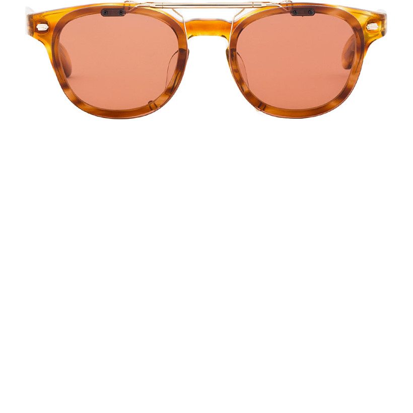 Maison Kitsuné Golden Kitsune Edition Tokyo Convertible Sunglasses